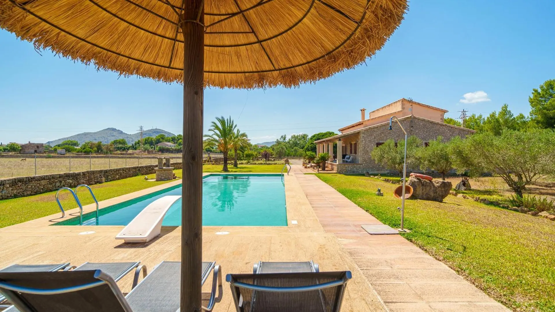 Villa Can Mosca, Garden And Swimming Pool Close To Beach 알쿠디아