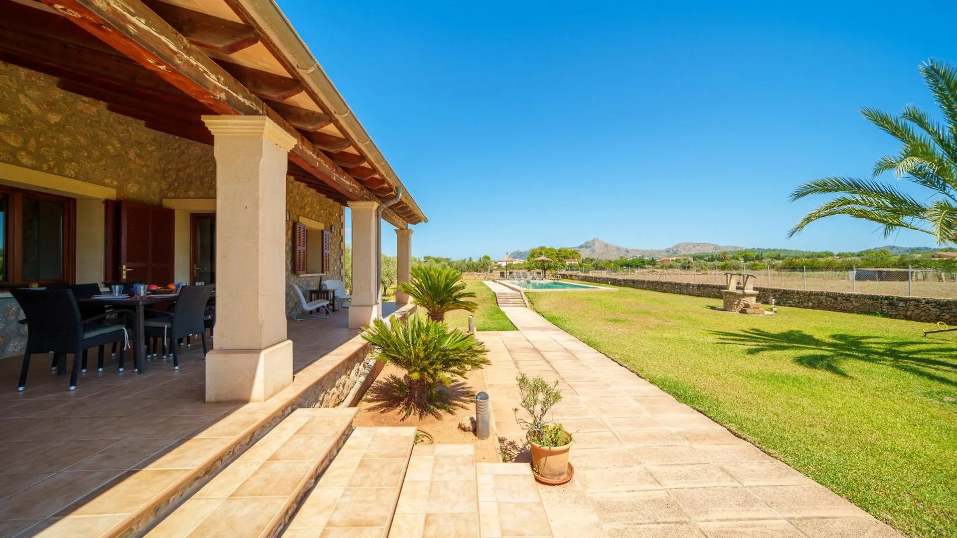 Villa Can Mosca, Garden And Swimming Pool Close To Beach 알쿠디아